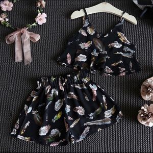 Girls Two Piece Summer Outfit